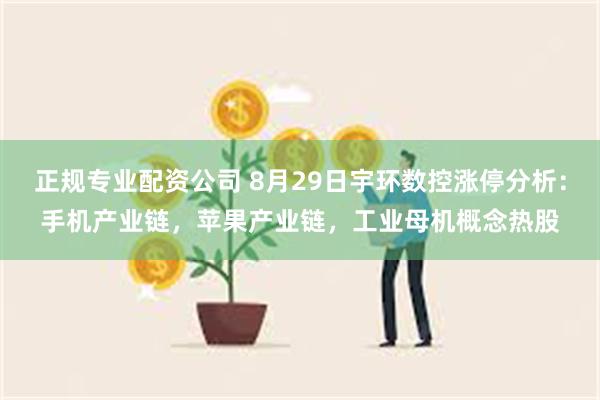 正规专业配资公司 8月29日宇环数控涨停分析：手机产业链，苹果产业链，工业母机概念热股